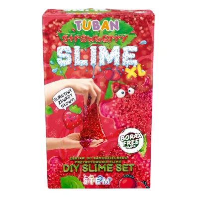 Zestaw Super Slime XL - Truskawka TUBAN