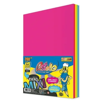 Alfa Pastello Papier ksero A4 8 kolor�w 200 arkuszy