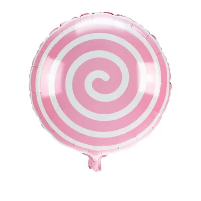Balon foliowy lizak jasnor�owy