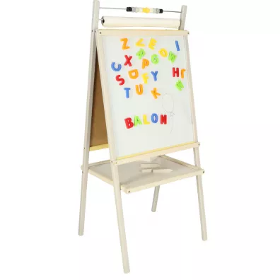 Tablica magnetyczna dwustronna drewniana