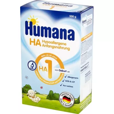 Humana HA 1 Hipoalergiczne mleko pocz�tkowe od urodzenia 500 g