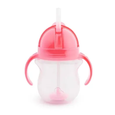 Kubek Munchkin niekapek ze s�omk� 207ml r�owy