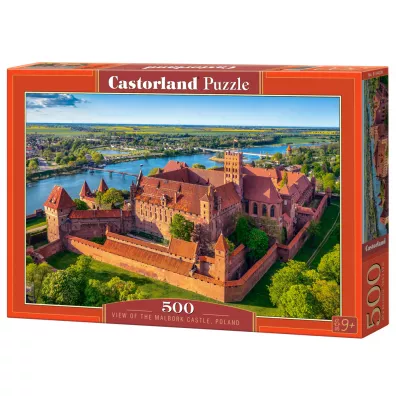 Puzzle 500 el. View of The Malbork Castle, Poland Castorland