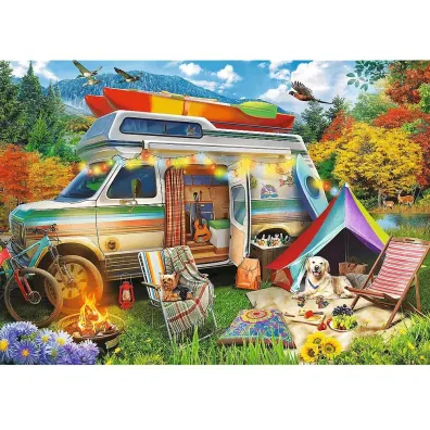 Puzzle 500 el. Tea Time: Kamper Trefl