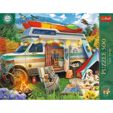 Puzzle 500 el. Tea Time: Kamper Trefl
