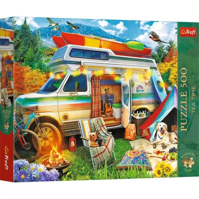 Puzzle 500 el. Tea Time: Kamper Trefl
