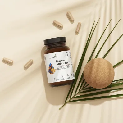 Aura Herbals Palma saba�owa 400 mg Suplement diety 60 kaps.