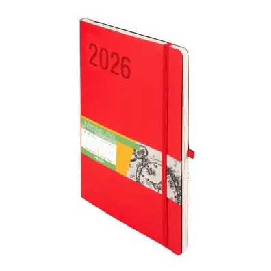 Antra Kalendarz 2026 Impresja B5 TDW czerwony