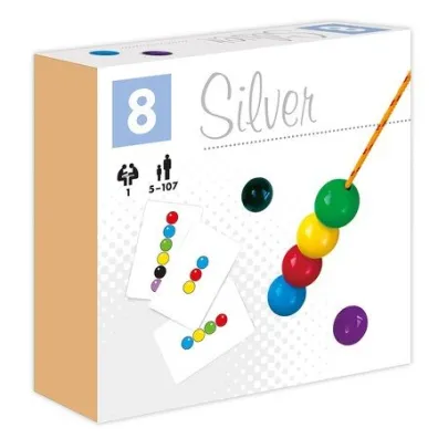 Kule na sznurku Silver ALEX