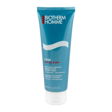 Biotherm Mleczko oczyszczaj�ce do twarzy Homme T-Pur Nettoyant 125 ml