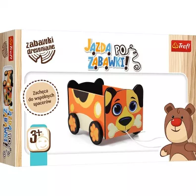 Zabawka drewniana. Jazda po zabawki! Trefl