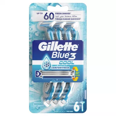 Gillette Blue3 Cool jednorazowe maszynki do golenia 6 szt.