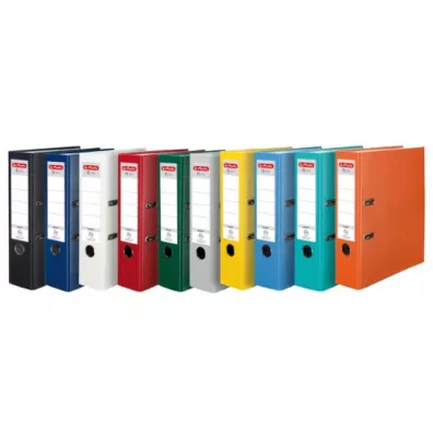Herlitz Segregator A4 PP Q.File turkusowy 8 cm