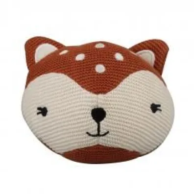 Pi�ka we�niana z grzechotk� Jelonek Barbo Toys