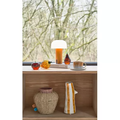 Villa Collection Dekoracja winogrono szklane Styles Amber 29257 Bursztynowy