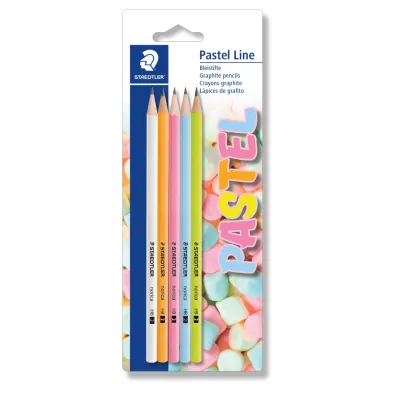 Staedtler O��wek sze�ciok�tny Norica Pastel Line, HB, 5 sztuk