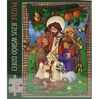 Puzzle 120 el. Jezus w�r�d dzieci Wydawnictwo Diecezjalne i Drukarnia w Sandomierzu