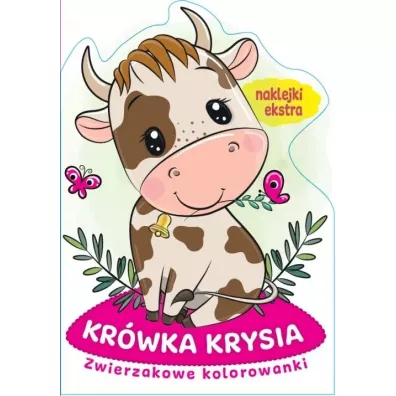 Zwierzakowe kolorowanki. Krwka Krysia