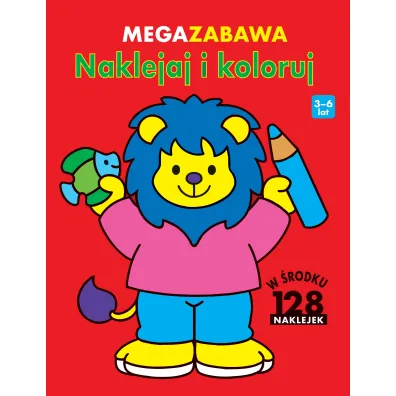Megazabawa. Naklejaj i koloruj