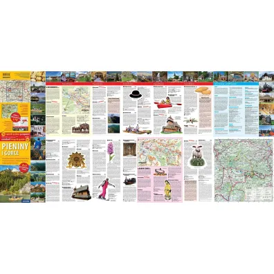 Pieniny i Gorce laminowany map&guide XL 2w1 przewodnik i mapa