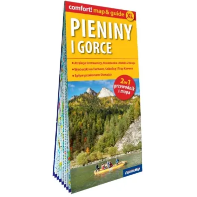 Pieniny i Gorce laminowany map&guide XL 2w1 przewodnik i mapa