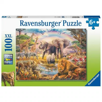 Puzzle XXL 100 el. Dzikie zwierzta Ravensburger