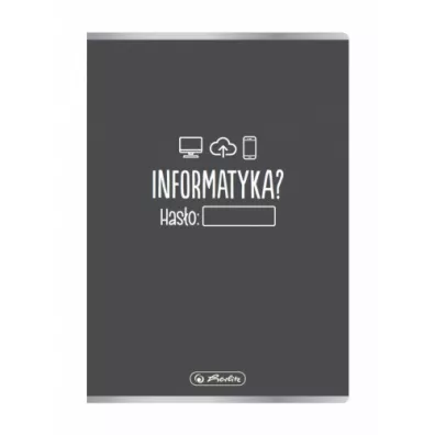Zeszyt A5/60 kartek kratka Informatyka HERLITZ 9577370 kratka 60 kartek