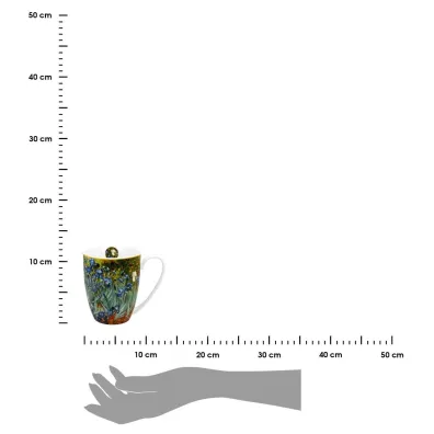 Duo Sp. z o.o. Porcelanowy kubek Van Gogh Irises 350 ml
