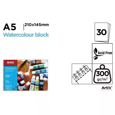 Artix Blok do akwareli A5/30K 300g