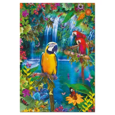 Puzzle 500 el. Tropikalne papugi Educa