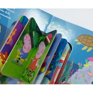 Peppa Pig. Dopasuj i czytaj cz�� 1. Z Pepp� przez �wiat