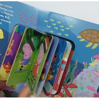 Peppa Pig. Dopasuj i czytaj cz�� 1. Z Pepp� przez �wiat