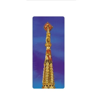 DaVinci Karnet 12x23cm + koperta Gaudi Torre S. Familia