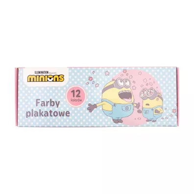 Beniamin Farby plakatowe Minionki 12 x 20 ml