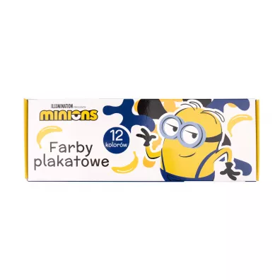 Beniamin Farby plakatowe Minionki 12 x 20 ml