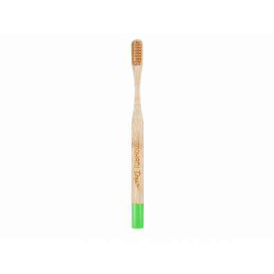 Mohani Szczoteczka do zbw bambusowa zielona wosie mikkie profilowana