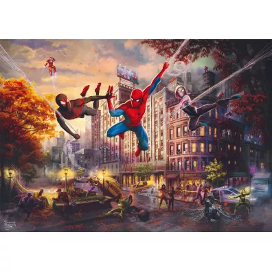 Puzzle 1000 el. PQ Thomas Kinkade Spider-Man i Przyjac Schmidt