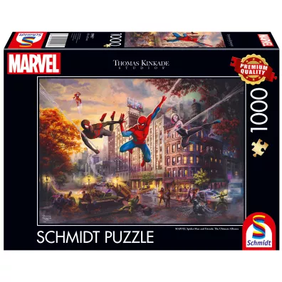 Puzzle 1000 el. PQ Thomas Kinkade Spider-Man i Przyjac Schmidt