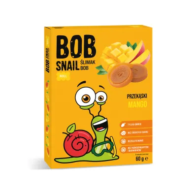 Bob Snail Przek�ska mango bez dodatku cukru 60 g