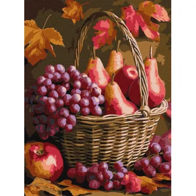 Ideyka Malowanie po numerach - Jesienne owoce 30x40cm