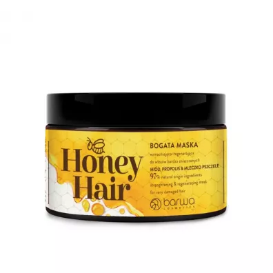 Barwa Honey Hair maska do wosw miodowa regenerujca 220 ml