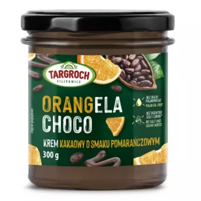 Targroch Krem kakaowy o smaku pomaraczowym Orangela Choco 300 g