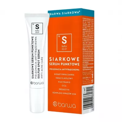Barwa Siarkowe serum punktowe do twarzy 15 ml