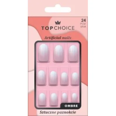 Top Choice Sztuczne paznokcie ombre migda�ki 24 szt.