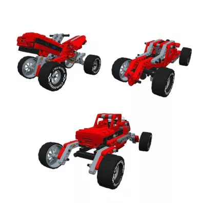 Laboratorium Mechaniki. Monster Truck Clementoni