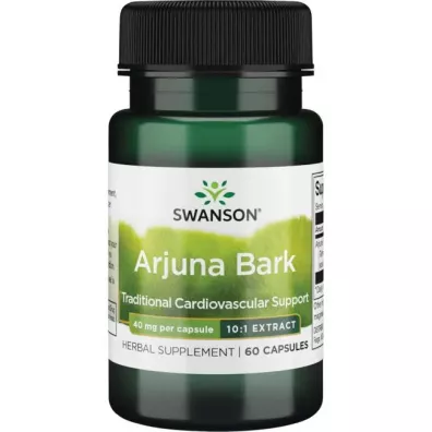 Swanson Arjuna Bark 40 mg Extract Suplement diety 60 kaps.
