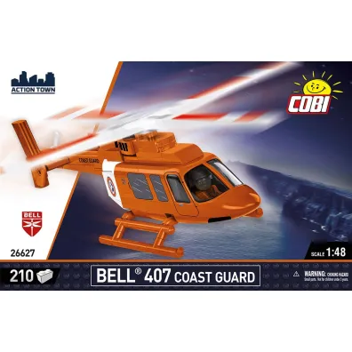 Action Town. Bell 407 Coast Guard
