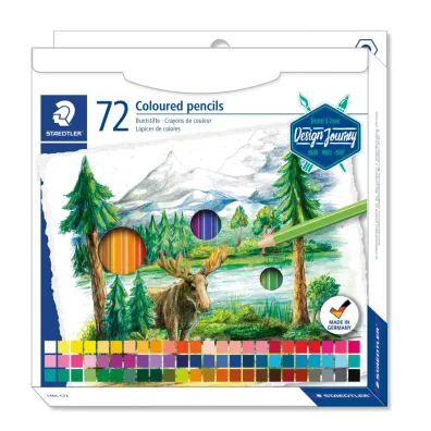 Staedtler Kredki o��wkowe Design Journey, sze�ciok�tne 72 szt.