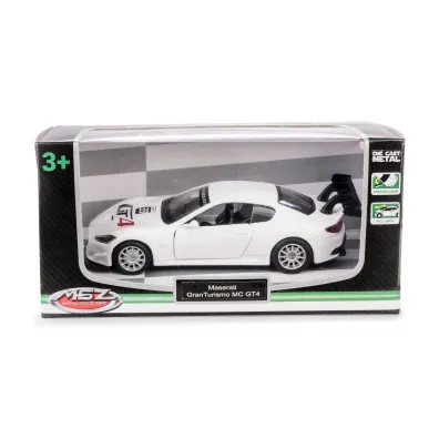 MSZ Maserati GranTurismo MC GT4 bia�y w skali 1:43 Daffi