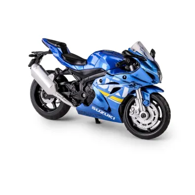 MSZ Motocykl Suzuki GSX-R1000 niebieski 1:18 Daffi
